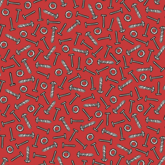 Tool Box RED - NUTS & BOLTS 