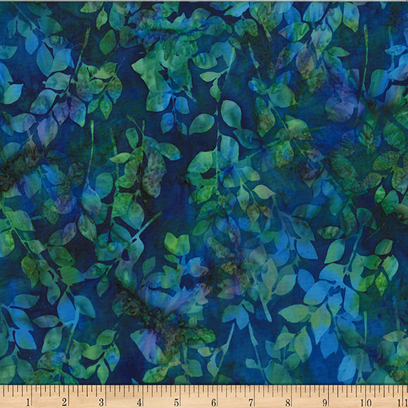 Bali Batiks Follow the Rainbow Fabric W2585-324-Dragonfly from Hoffman by the yard