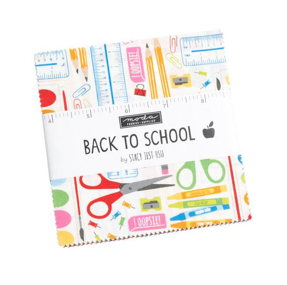 Back To School Charm Pack 20890PP by Stacy Iest Hsu from Moda by the pack