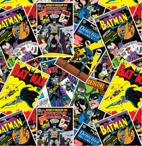Batman Comic Stack Toss Fabric 23200354-01 from Camelot