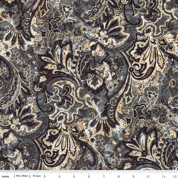 Expressions Batiks Express Yourself! Bandana Pebble Pastiche BT23425-164 from Riley Blake by the yard