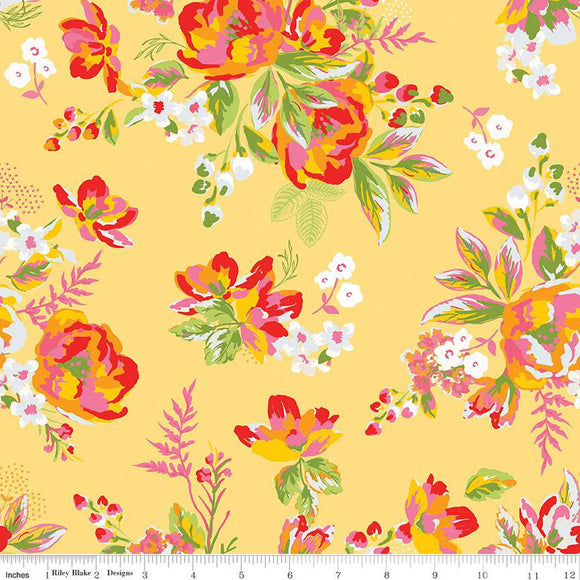 Picnic Florals Main Yellow C14610-YELLOW