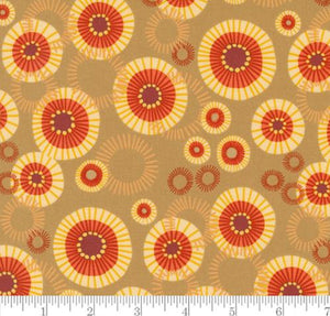 Mod Indian Blanket Dots Forest Frolic Caramel 48743 14 from Moda 