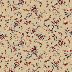 Small Victorian Vines JT-CD2111 Beige by Wing And A Prayer from Timeless Treasures by the yard