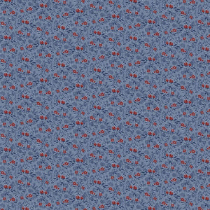 Tiny Victorian Florals JT-CD2112 Blue by Wing And A Prayer from Timeless Treasures by the yard