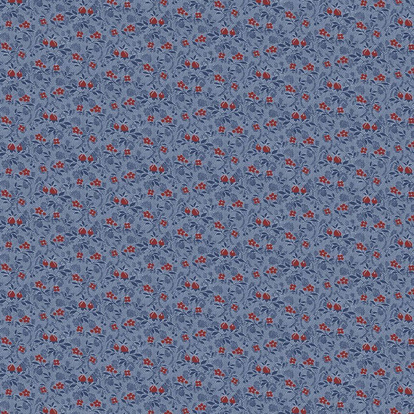 Tiny Victorian Florals JT-CD2112 Blue by Wing And A Prayer from Timeless Treasures by the yard
