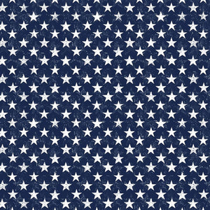 Let Freedom Ring USA Patriotic Stars GAIL-CD2226 NAVY from Timeless Treasures by the yard