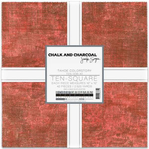 Chalk and Charcoal 10 inch squares TEN-1236-42
