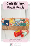 Cork Bottom Pencil Pouch Pattern from Sew Lux Fabric by the pattern