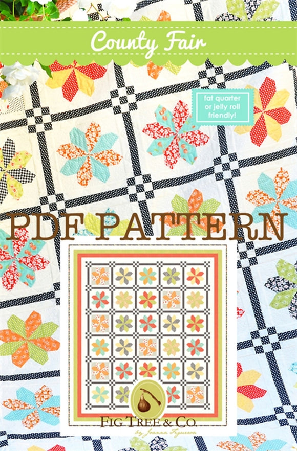 County Fair Quilt Pattern FTQ 1022 by Fig Tree & Co