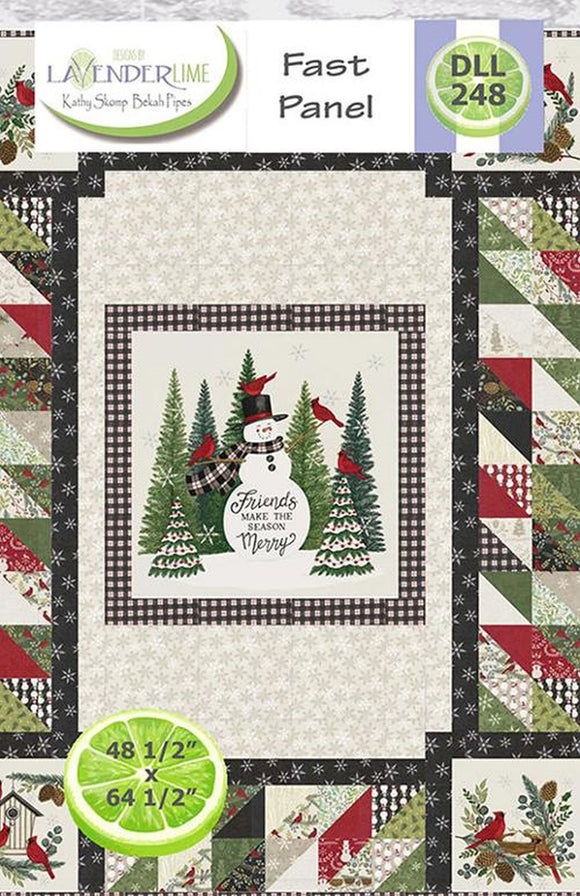 Fast Panel G DLL 248 Designs Quilt Pattern from Lavendar Lime by the pattern