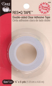 Double Sided 3/4" x 5 YD Clear Adhesive Tape #404 from Dritz by the pack