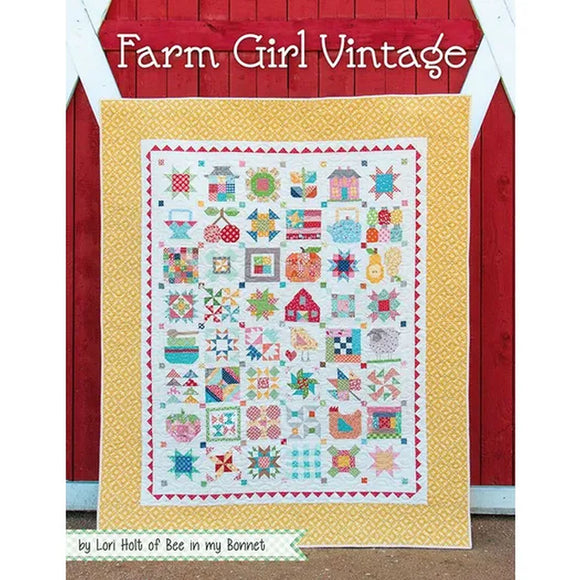 Farm Girl Vintage Quilt Book by Lori Holt of Bee in my Bonnet from It's Sew Emma #ISE-906