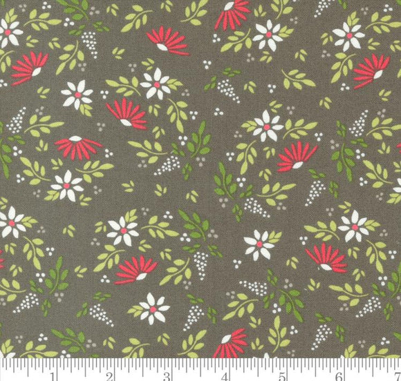 Favorite Things Amaryllis Florals Charcoal 37650 10 by Sherri & Chelsi from Moda