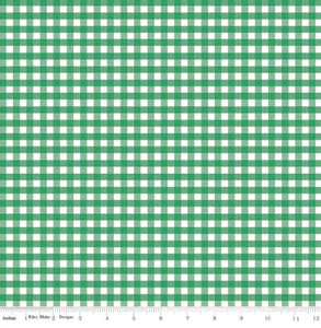 Woven Gingham Green Fabric WC450-GREEN from Riley Blake