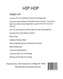 Hip Hop Rabbit Collage pattern by Laura Heine by the pattern