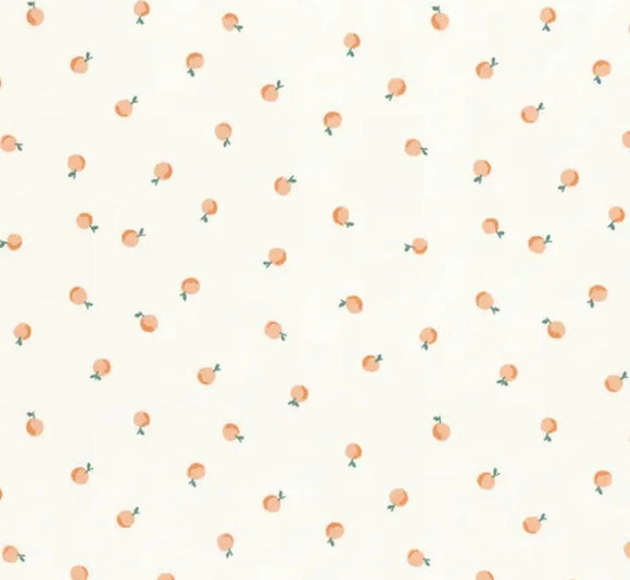 Hush 4 Pumpkin Fabric C15446-Just Peachy by Lori Holt from Riley Blake by the yard