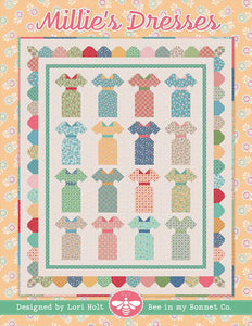 Millie's Dresses Quilt Pattern ISE 275 Lori Holt of Bee in my Bonnet from Its Sew Emma