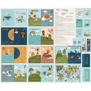 Created with Love Soft Book 36" x 43" Panel P15978-PANEL by Jennifer Long from Riley Blake by the panel