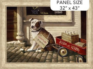 For the Love of Pete 32" x 43" Panel DP25305-12 from Northcott