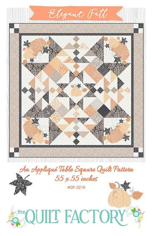 Elegant Fall Table Square G QF 2219 by The Quilt Factory 