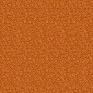 Prairie Dry Goods Orange Whispy Reproduction Fabric R1758 by Pam Buda from Marcus Fabrics by the yard