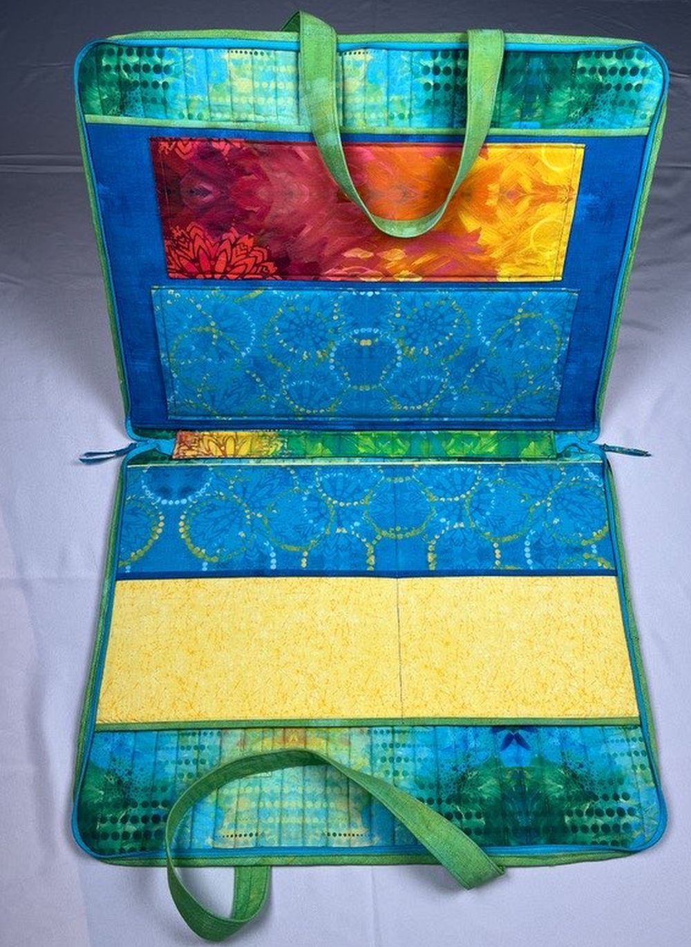 Moda Ruler Bag Complete Ruler Bag Pattern by Darla Mitchell from My Fine Stitches by ...