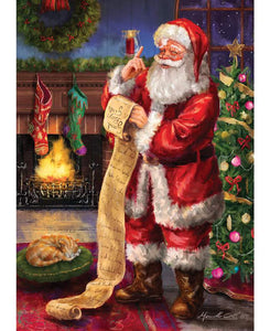 Christmas Wishes Santa's List PD15040-PANEL 36" x 43" Panel from Riley Blake by the panel