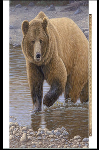Shore Patrol Bear Panel AL-4338-2C from David Textiles