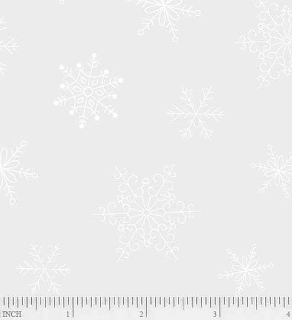 Ramblings Snowflakes White On White RAH2 4226 W from P & B 