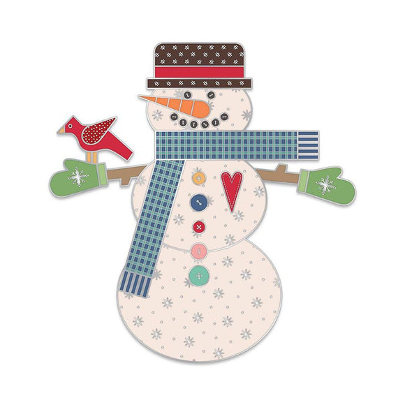 Let's Make a Snowman Needle Minder by Lori Holt from Riley Blake