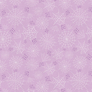 Spider Webs Purple 12023179 Halloween Village from Fabri-Quilt 