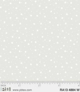 Ramblings Stars/Dots White On White RA13 4884 W from P & B 