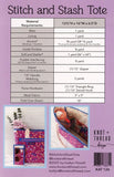 Stitch and Stash Tote Sewing Pattern KAT-126 from Knot & Thread Design by the pattern