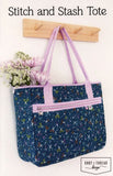 Stitch and Stash Tote Sewing Pattern KAT-126 from Knot & Thread Design by the pattern