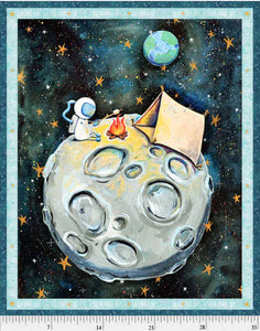 To The Moon Camping of the Moon 36" x 42" Panel TTMO5198-PA from P & B