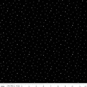 108" Dapple Dot Black Wideback Fabric WB640-BLACK from Riley Blake by the yard