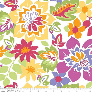 Extravaganza Large Floral Quilt Fabric C4640