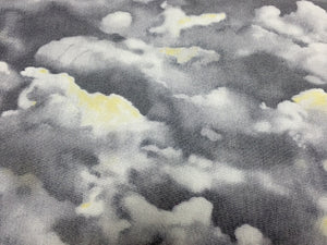 Wingman Gray Clouds Quilt Fabric 23614-K