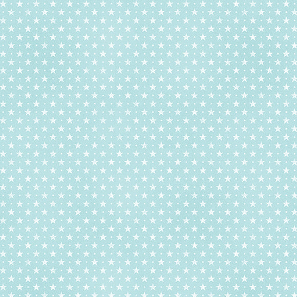 ABC'S Blue Tiny Stars Fabric 13178-83 from Benartex by the yard