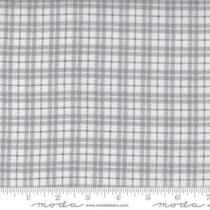 Autumn Gatherings Cloud Gray Check Flannel 49184-12F by Primitive Gatherings from Moda by the yard