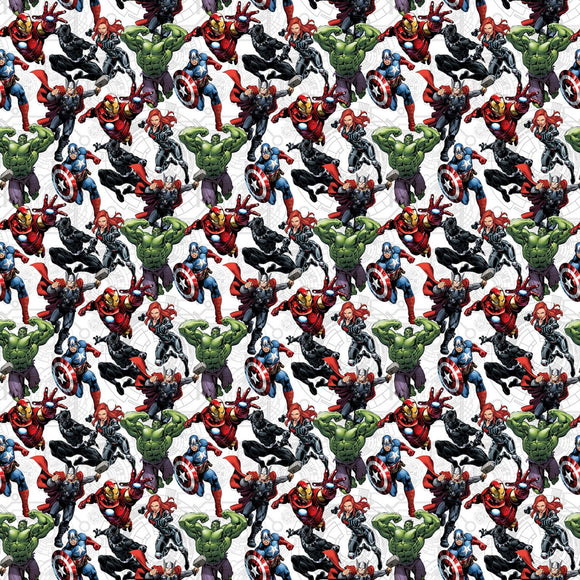 Avengers Unite Marvel Comics Fabric A620218 from Springs Creative by the yard
