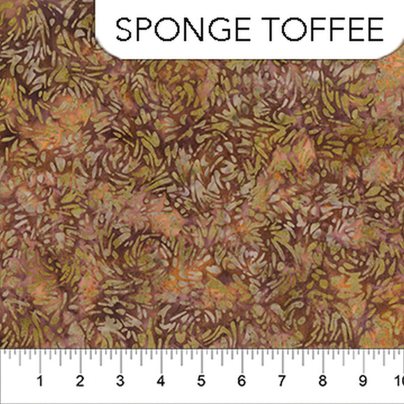 Banyan BFFs Sponge Toffee Batik Fabric 81600-37