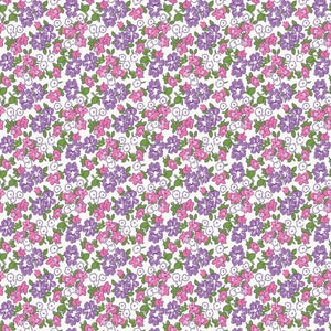 Basin Feedsacks Violet Field 30"s Reproduction Fabric C12285-Violet from Riley Blake by the yard