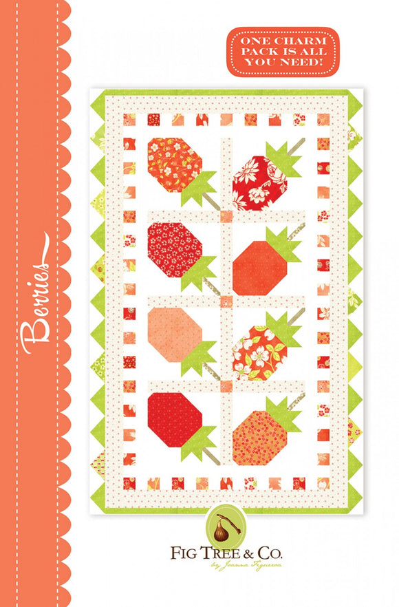 Berries Quilt Pattern from Fig Tree & Company