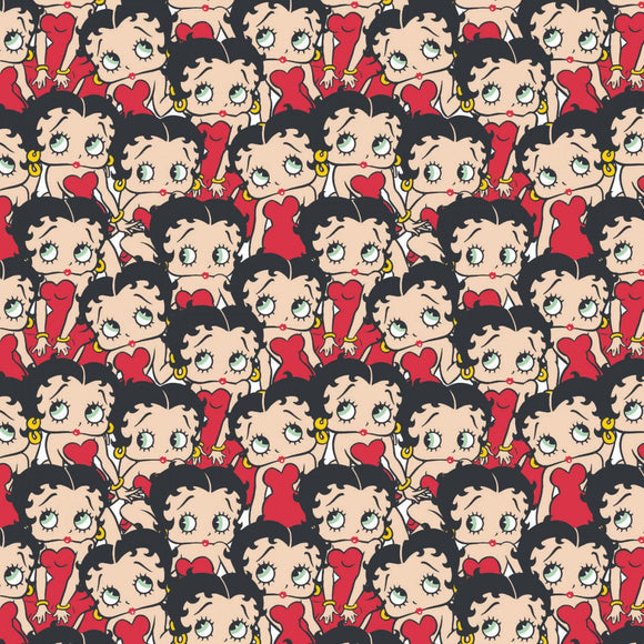 Betty Boop Multi Stack Fabric 4510407-1 from Camelot by the yard