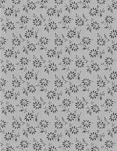 Blackwood Cottage Gray Floral Fabric 98657-999 from Wilmington by the yard