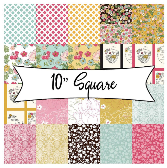 Bloom True 10 Inch Squares Pack BT22125 from Poppie Cotton by the pack
