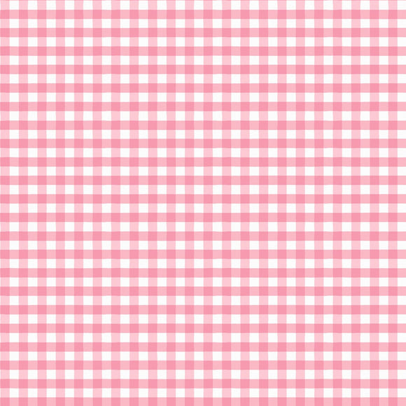 Blush Garden Pink Gingham Fabric 17780-133 from Wilmington by the yard