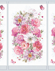 Blush Garden 24" x 44" Panel 17771-193 from Wilmington by the panel
